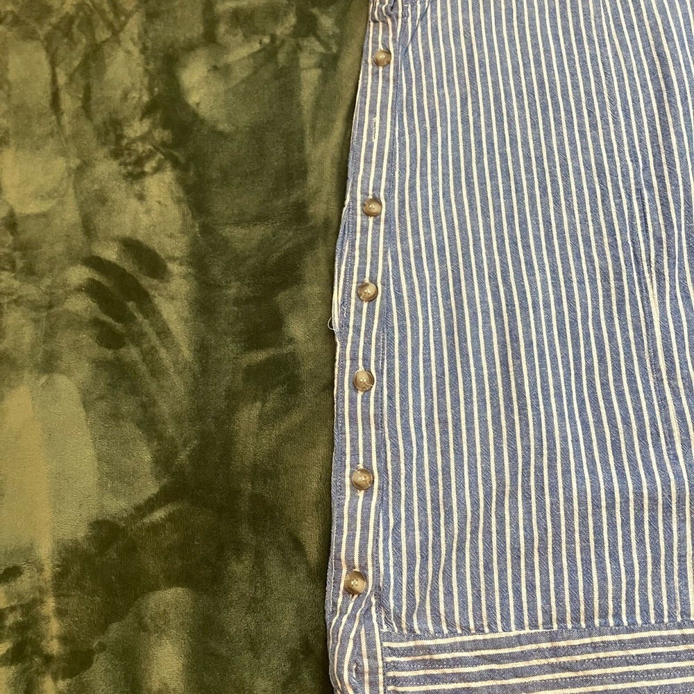 For Cynthia Blue and White Striped Dress - Picture 5 of 5